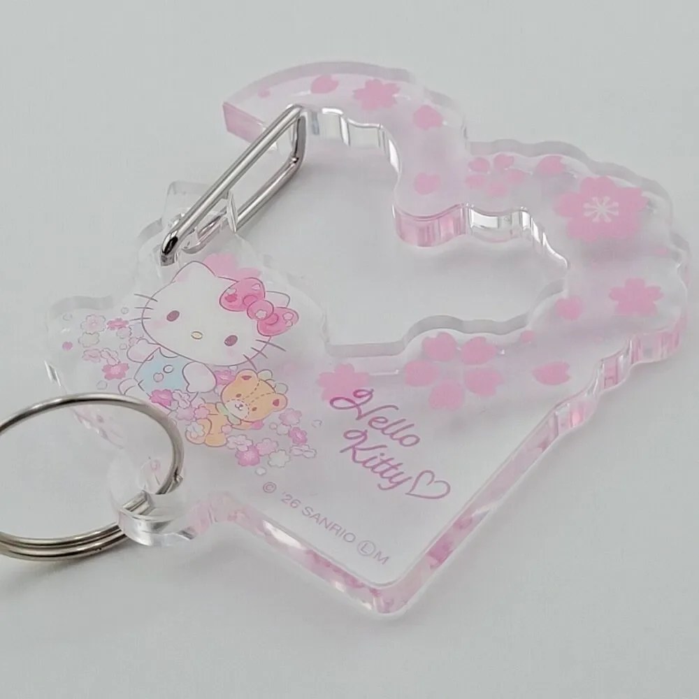Hello Kitty - Sanrio Pink Sakura Magic Acrylic Carabiner